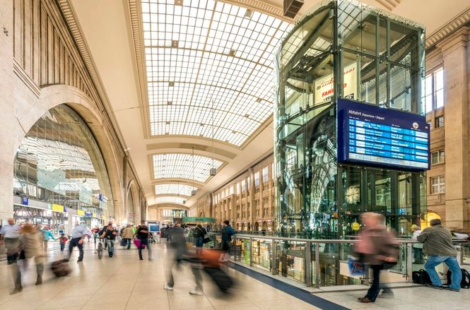 Detailbild Der Leipziger Hauptbahnhof - wunderbar verwandelt
