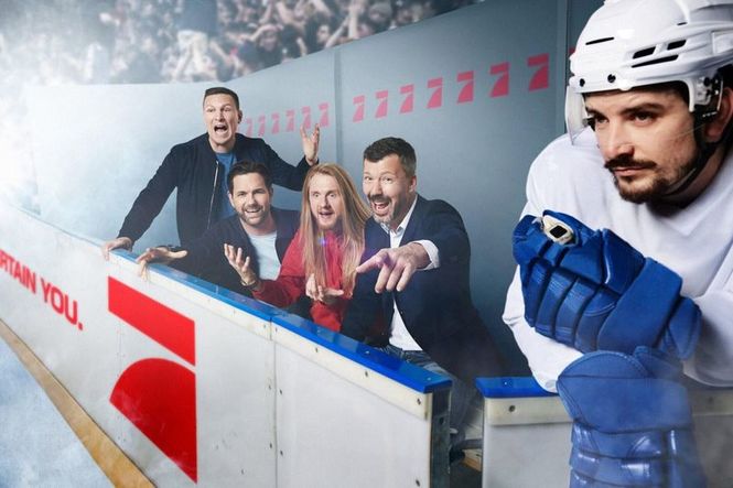 Detailbild ran Eishockey live: WM 2024 Kasachstan - Schweden