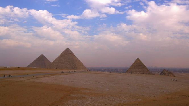 Detailbild Die Pyramiden