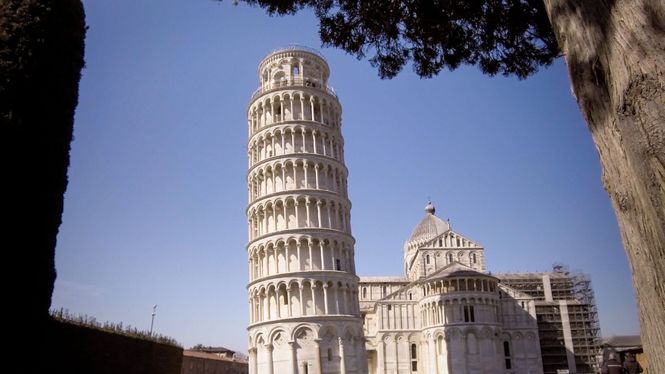 Detailbild Der schiefe Turm von Pisa