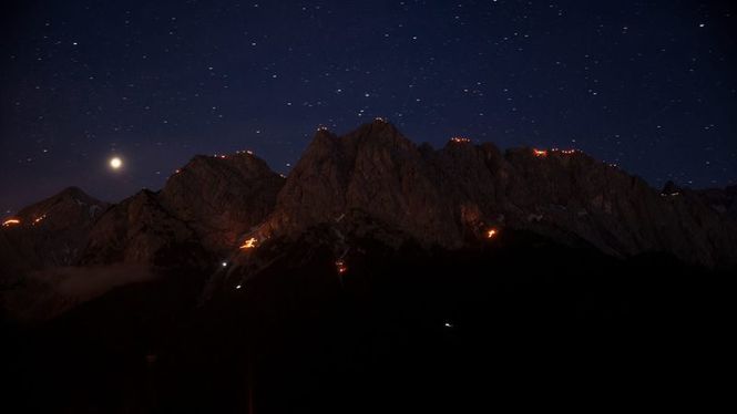 Detailbild Deutschland bei Nacht