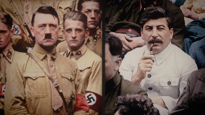Detailbild Hitler und Stalin (2)