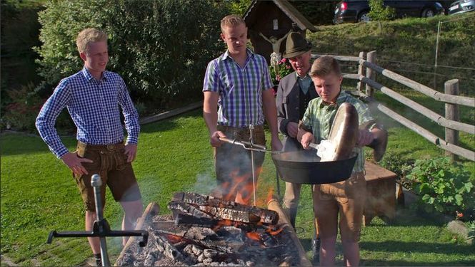 Detailbild Wenn es Herbst wird auf der Alm