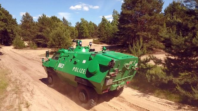 Detailbild Rollende Festungen aus Panzerstahl - Sonderwagen der Polizei