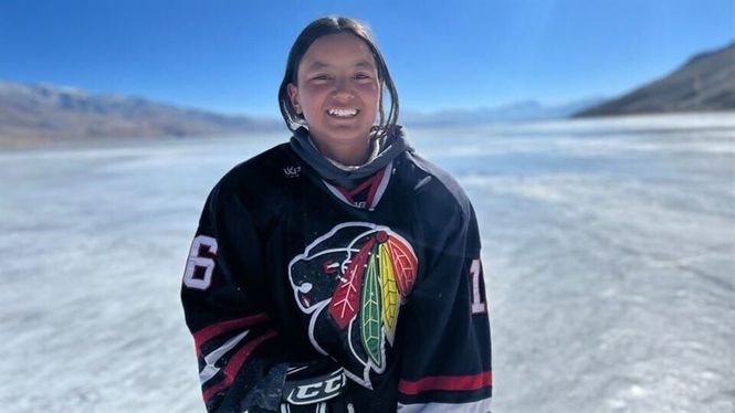 Detailbild Eishockey im Himalaya - Eine Spielerin in der Klimakrise
