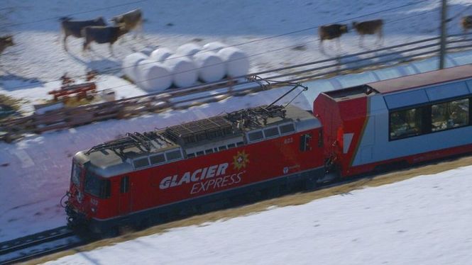 Detailbild Die schönsten Bahnstrecken von oben