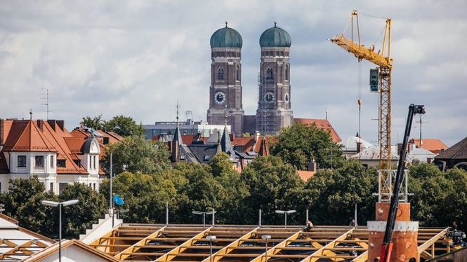 Detailbild Zelte, Zeitdruck, O' zapft is! Wiesn-Aufbau in 10 Wochen