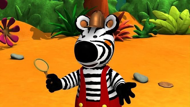 Detailbild Zigby, das Zebra