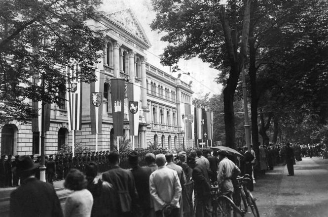 Detailbild Straßen mit Geschichte - Straße der Macht - Die Adenauerallee in Bonn